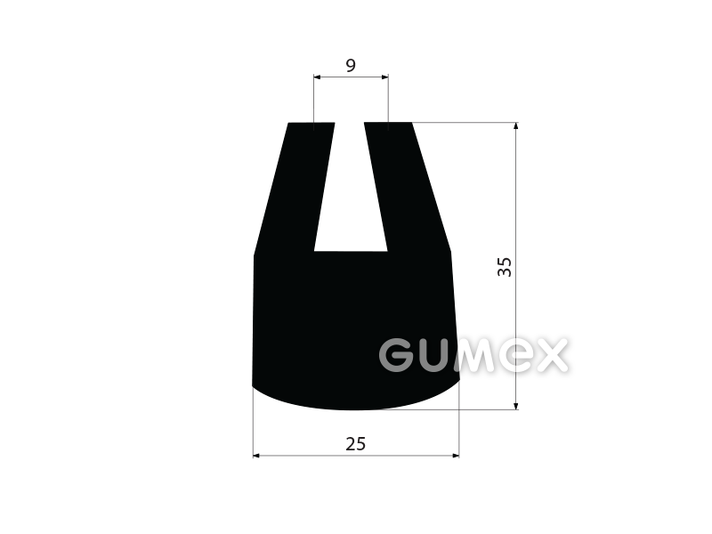 GUMMIPROFILE U-FORM - WEITERE MATERIALIEN